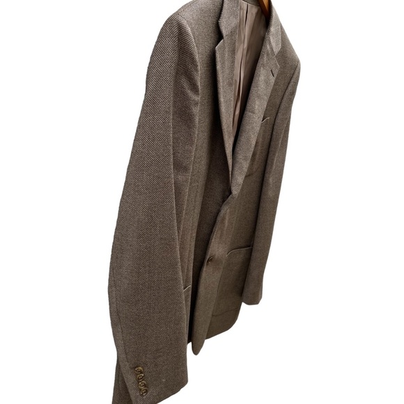 Matarazzi Uomo Venezia Brown Wool/Cashmere Blazer Size 52 - Picture 6 of 14